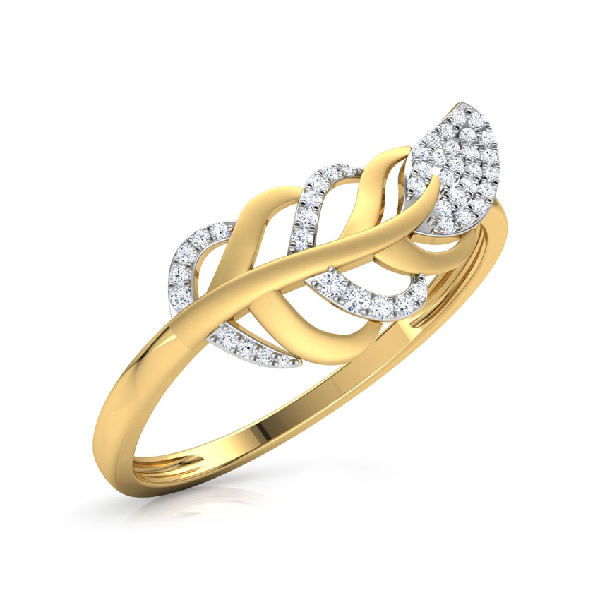 Wispy Leaf Ring