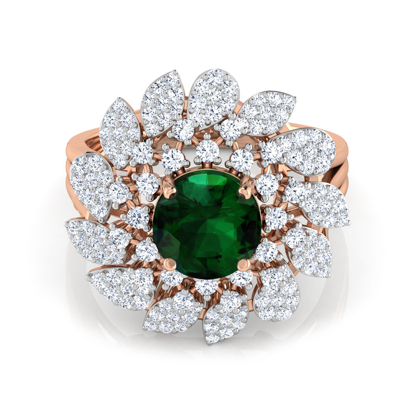 Charming Frond Diamond Ring Charming Frond Diamond Ring