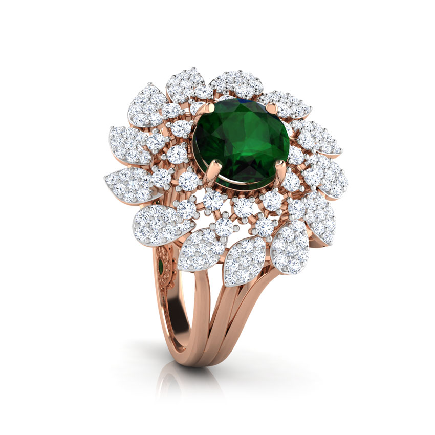 Charming Frond Diamond Ring Charming Frond Diamond Ring