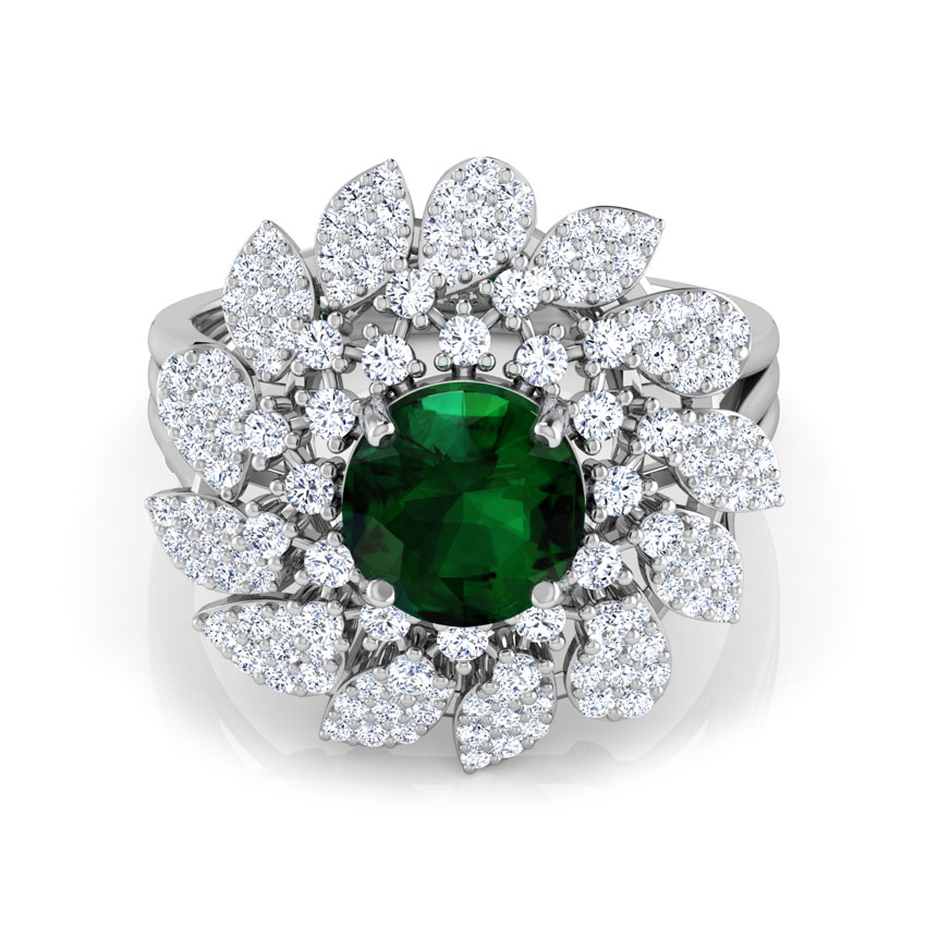 Charming Frond Diamond Ring Charming Frond Diamond Ring