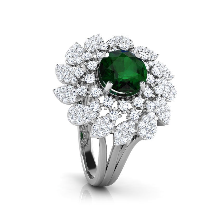 Charming Frond Diamond Ring Charming Frond Diamond Ring