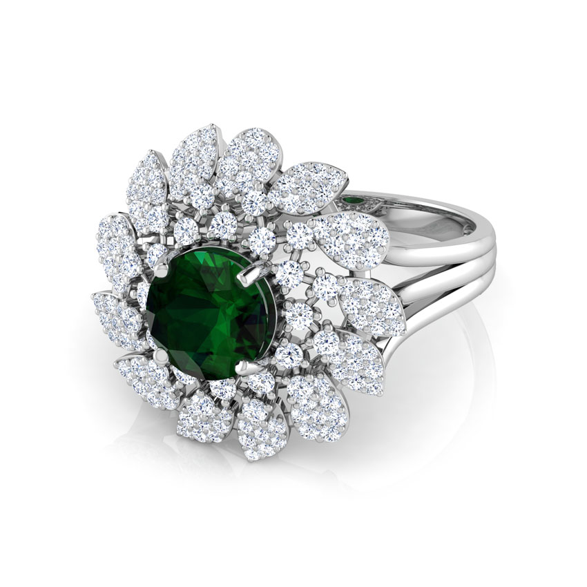 Charming Frond Diamond Ring Charming Frond Diamond Ring