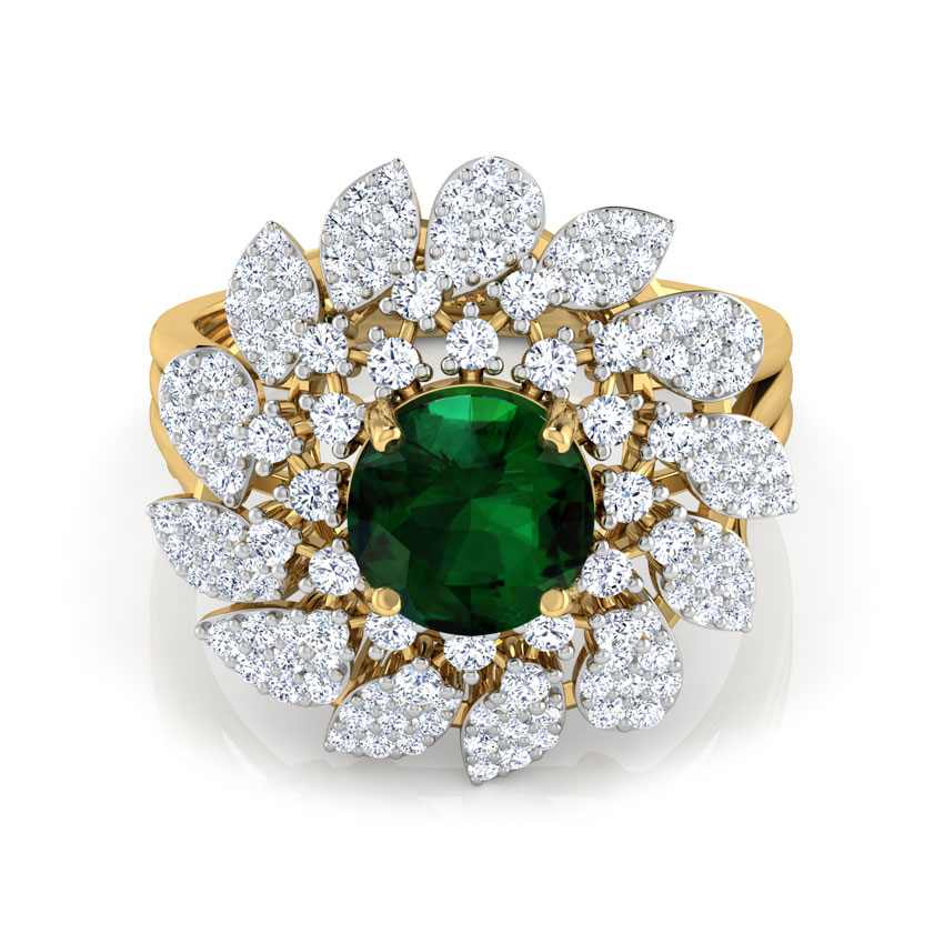 Charming Frond Diamond Ring Charming Frond Diamond Ring