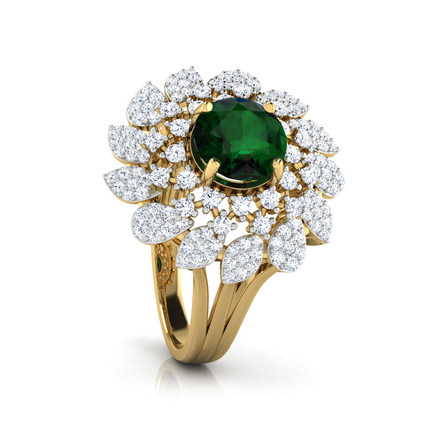 Charming Frond Diamond Ring Charming Frond Diamond Ring