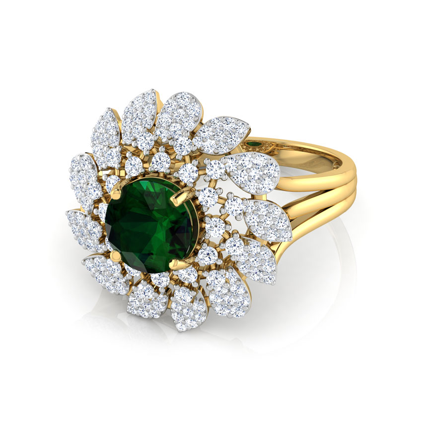 Charming Frond Diamond Ring Charming Frond Diamond Ring