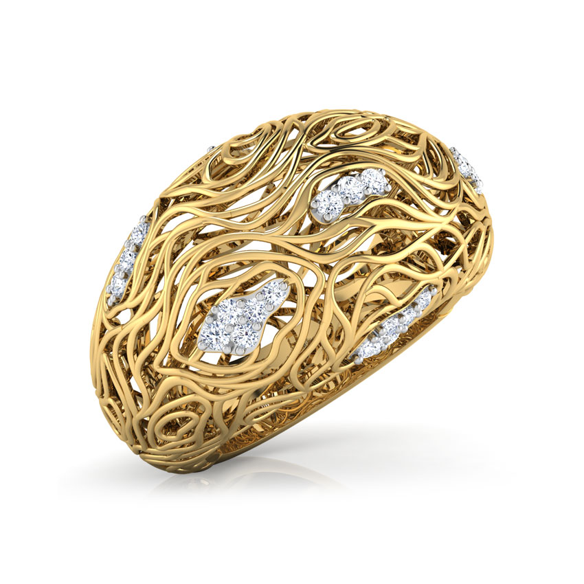 Bhoma Wood Grain Ring