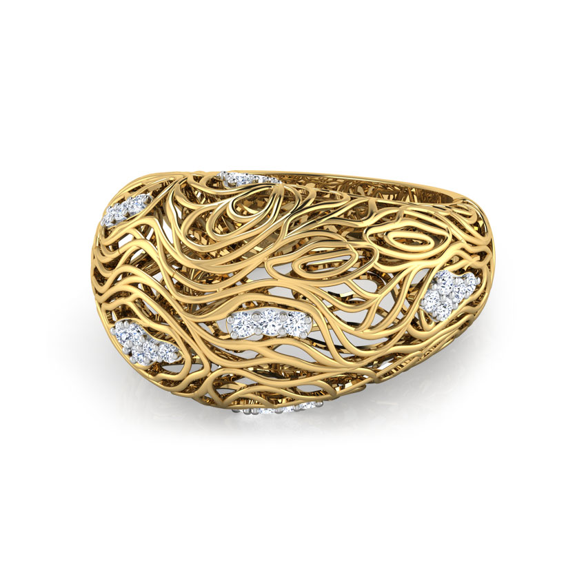 Bhoma Wood Grain Ring