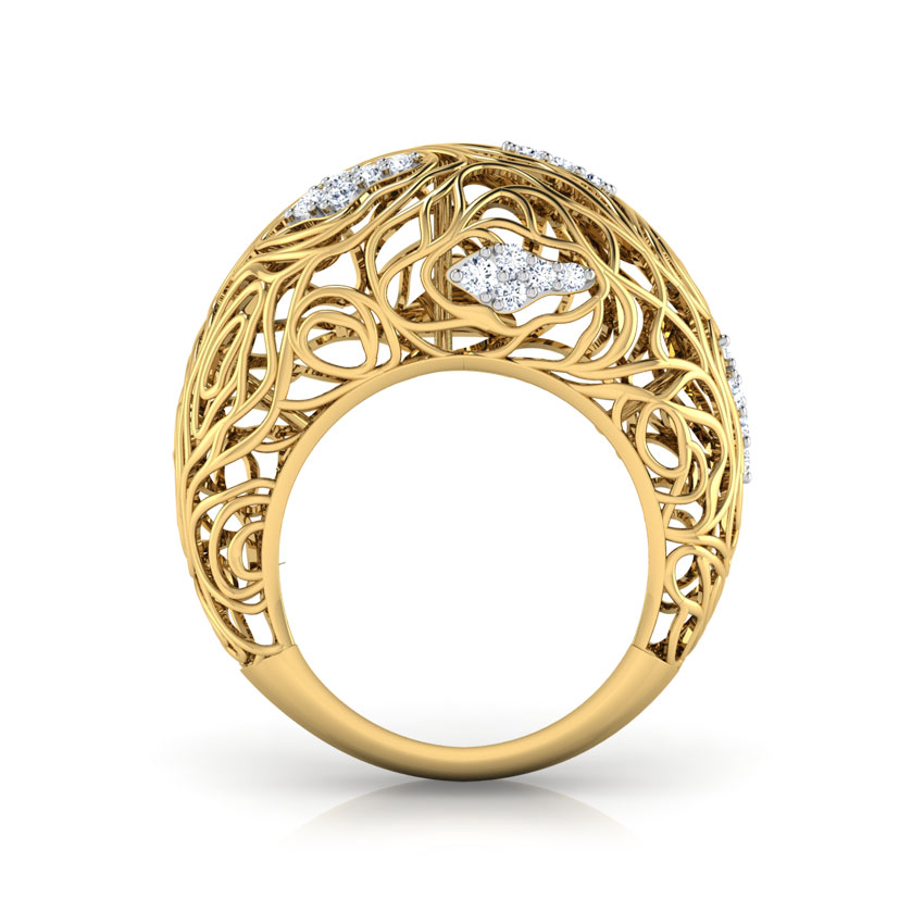 Bhoma Wood Grain Ring