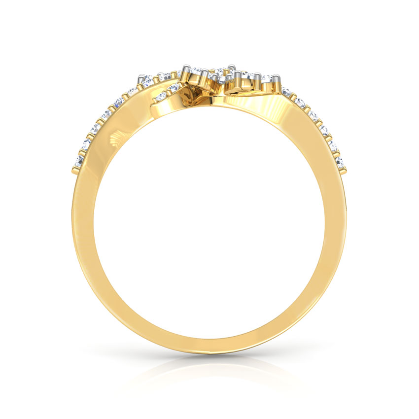 Split Floret Diamond Ring Split Floret Diamond Ring