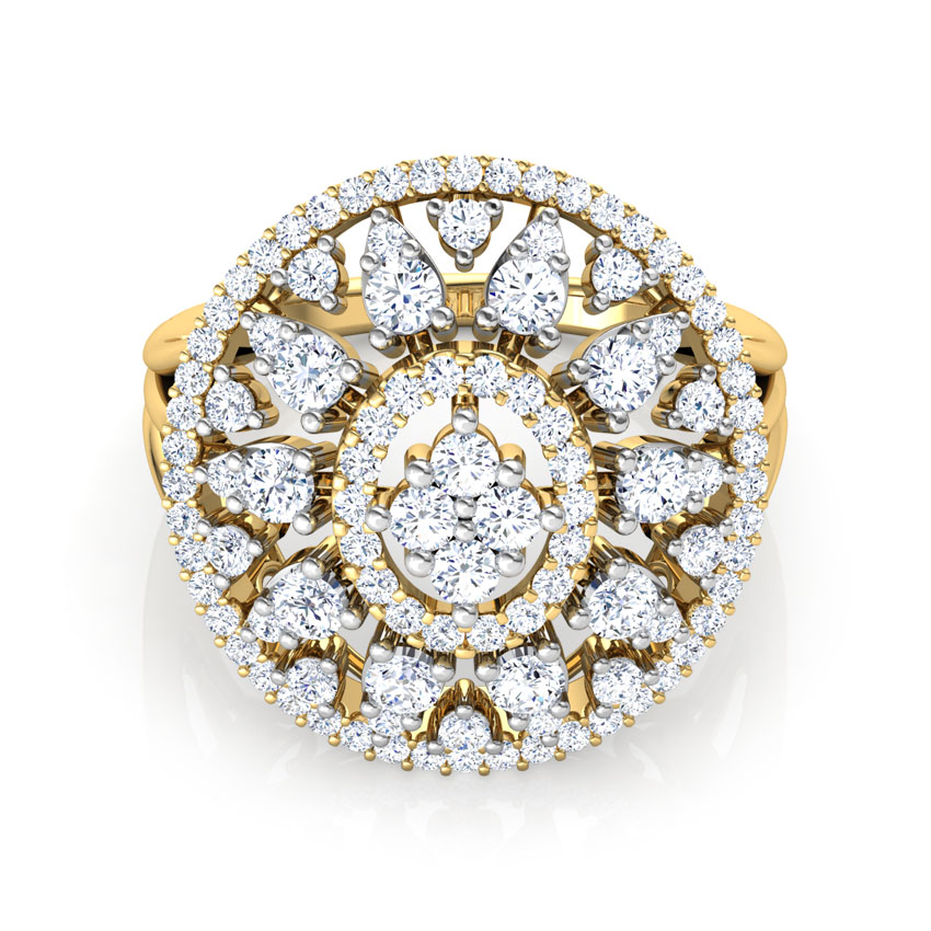 Overt Broad Diamond Ring