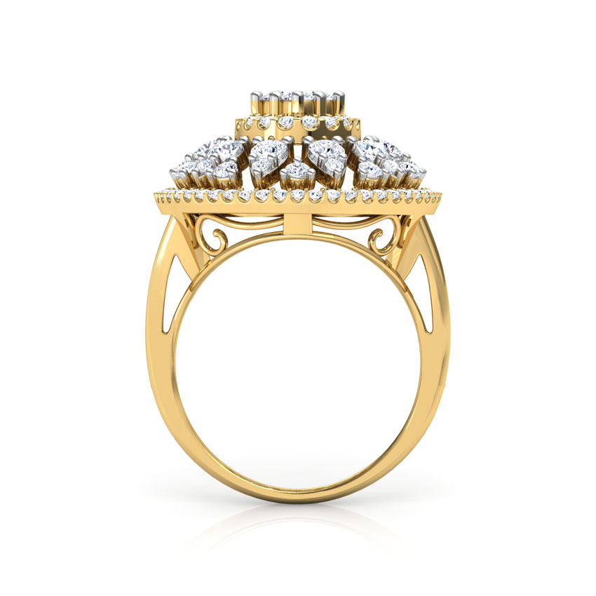 Overt Broad Diamond Ring