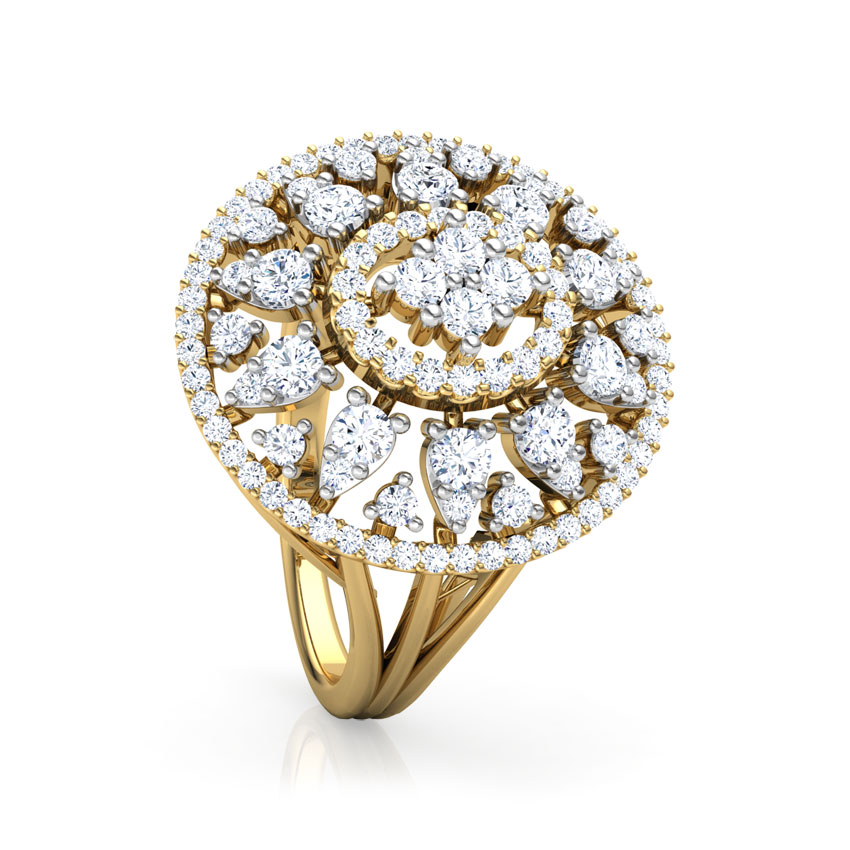 Overt Broad Diamond Ring