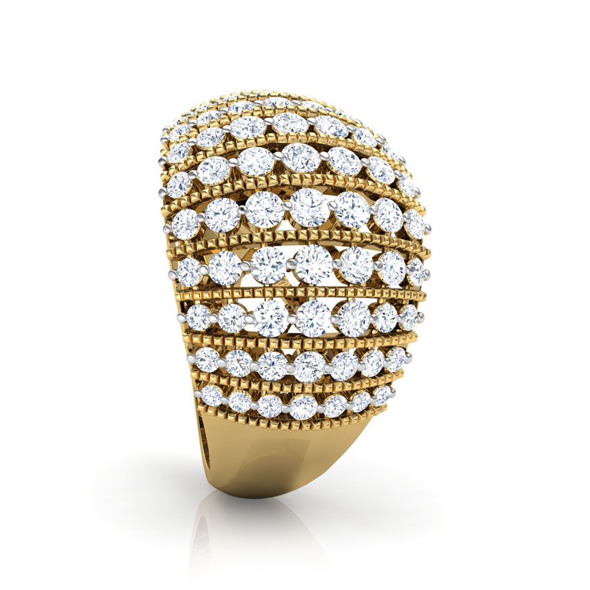 Multi Tier Diamond Band