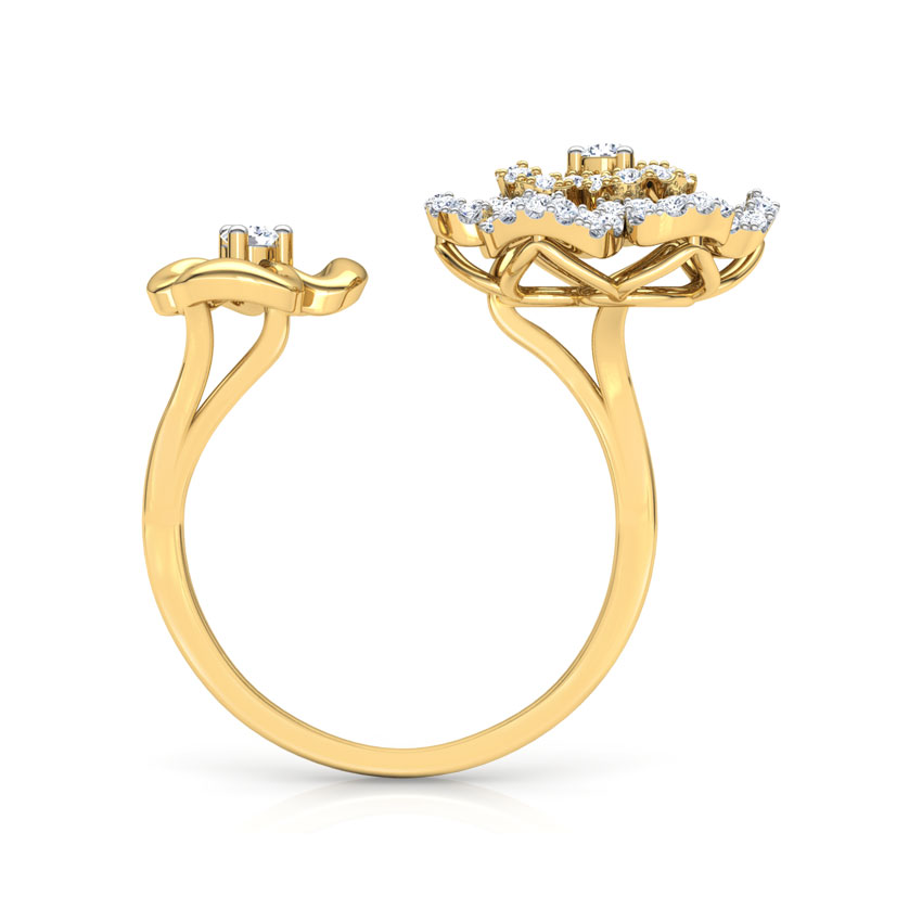 Duet Flower Diamond Ring Duet Flower Diamond Ring