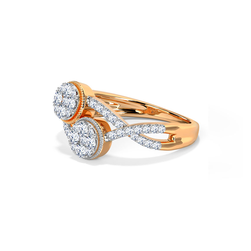 Twine Clump Diamond Ring Twine Clump Diamond Ring
