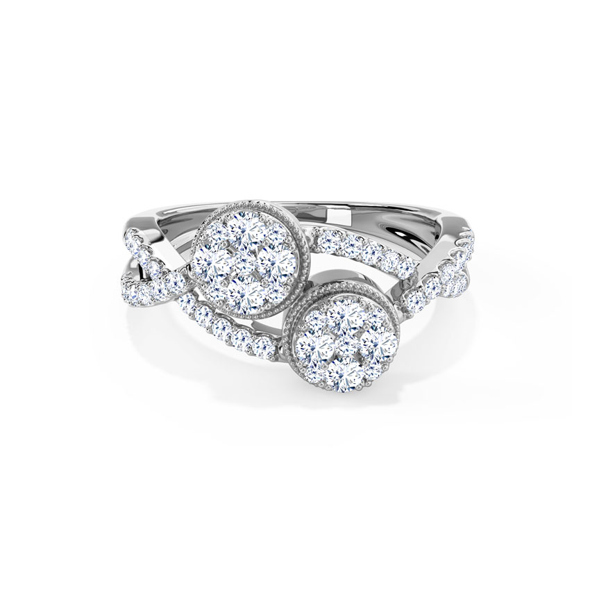 Twine Clump Diamond Ring Twine Clump Diamond Ring