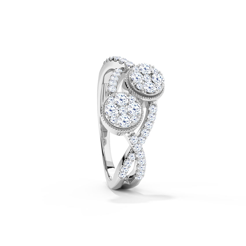 Twine Clump Diamond Ring Twine Clump Diamond Ring