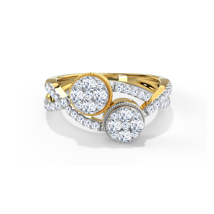 Twine Clump Diamond Ring Twine Clump Diamond Ring