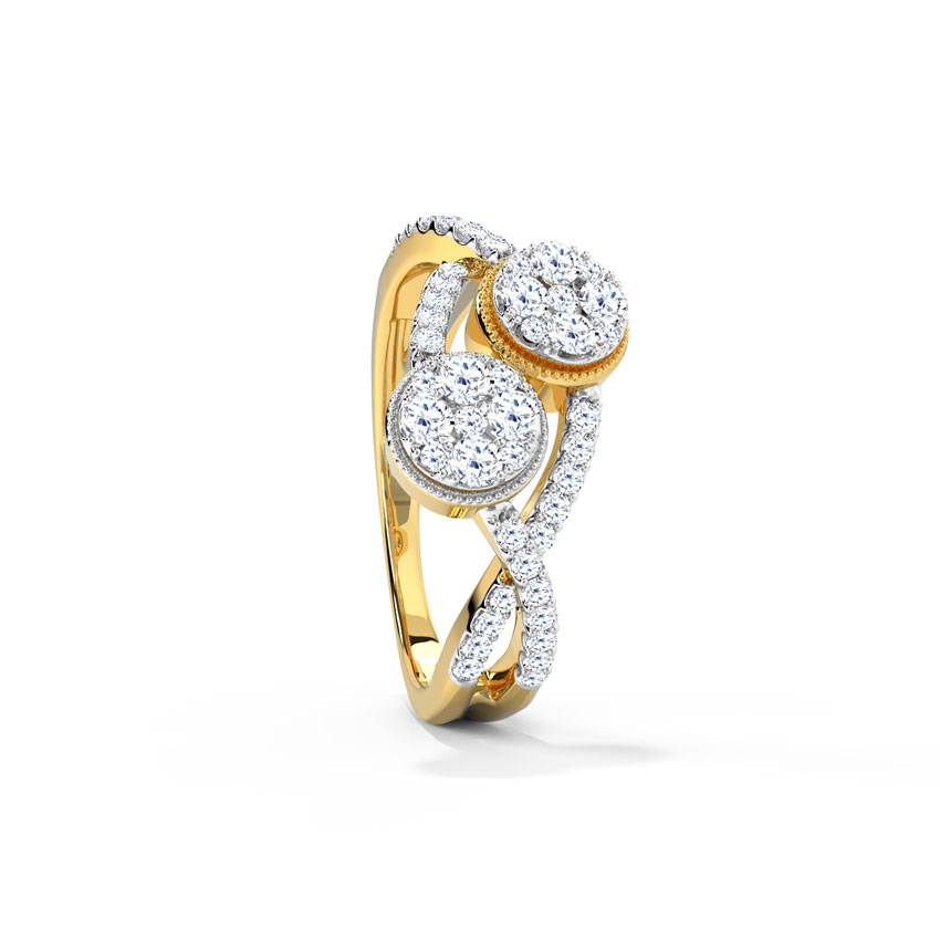 Twine Clump Diamond Ring Twine Clump Diamond Ring