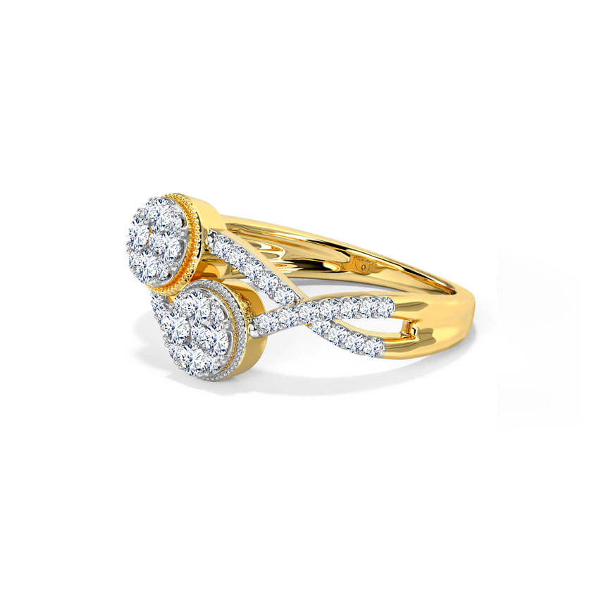 Twine Clump Diamond Ring Twine Clump Diamond Ring