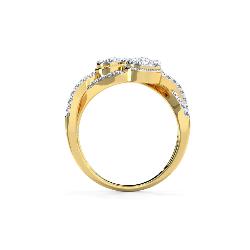 Twine Clump Diamond Ring Twine Clump Diamond Ring