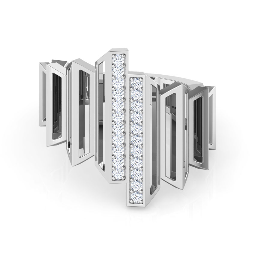 Eros Graduating Zigzag Diamond Ring Eros Graduating Zigzag Diamond Ring