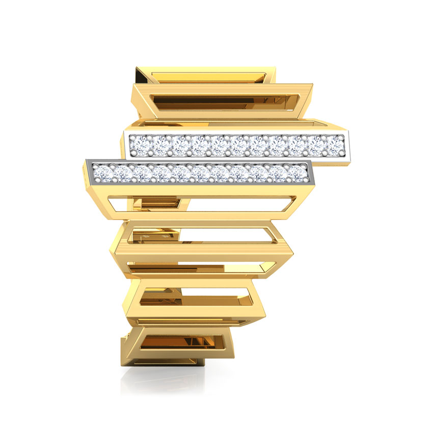 Eros Graduating Zigzag Diamond Ring