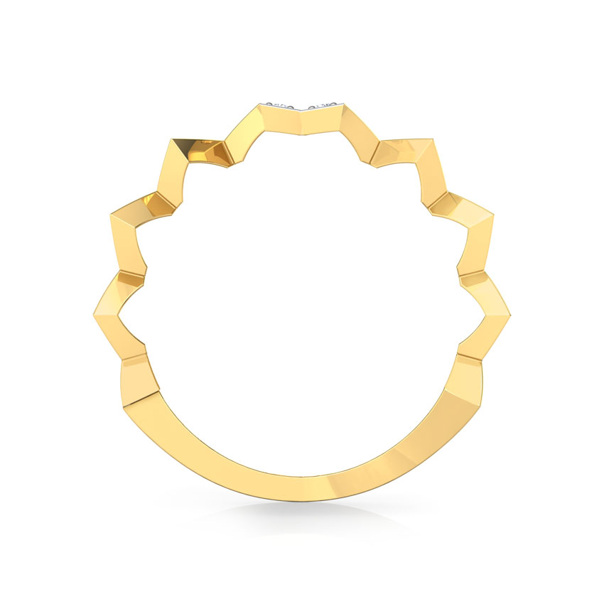 Eros Graduating Zigzag Diamond Ring