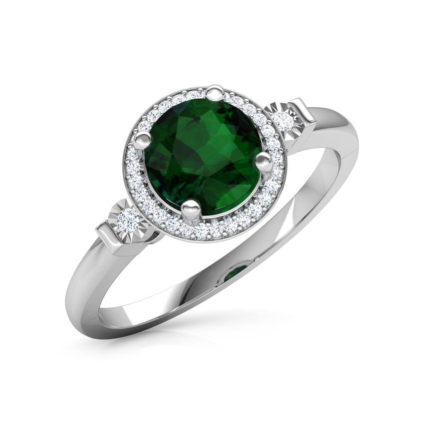 Halo Miracle Plate Ring