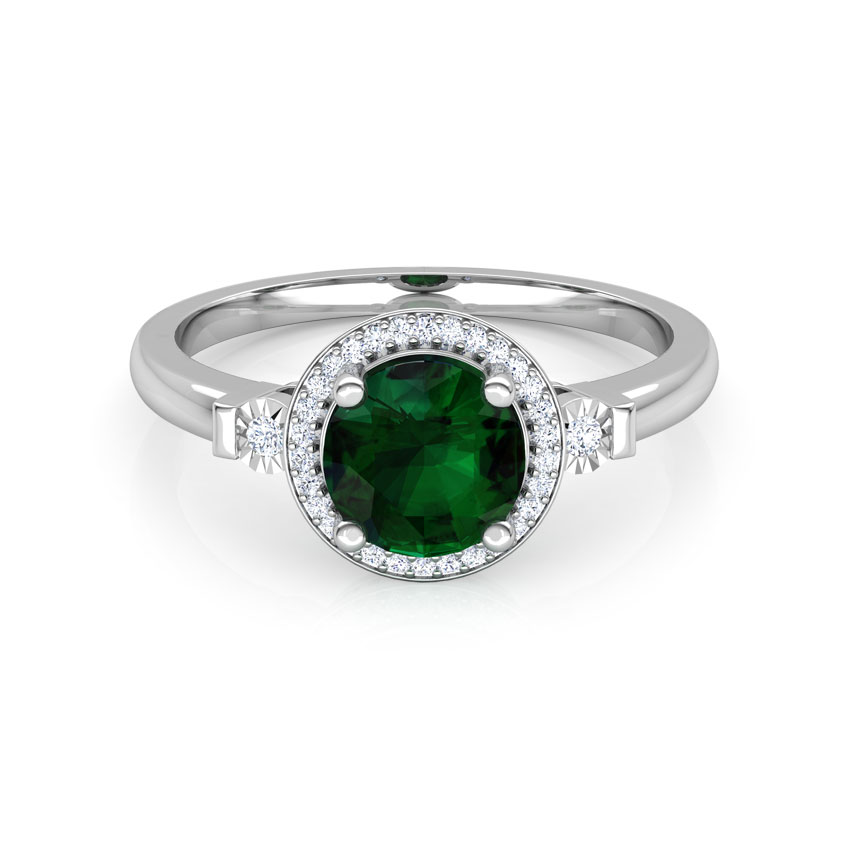 Halo Miracle Plate Ring