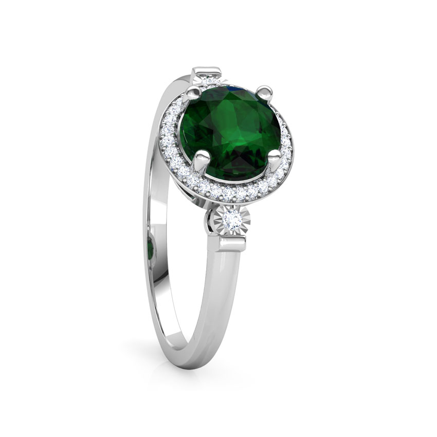 Halo Miracle Plate Ring