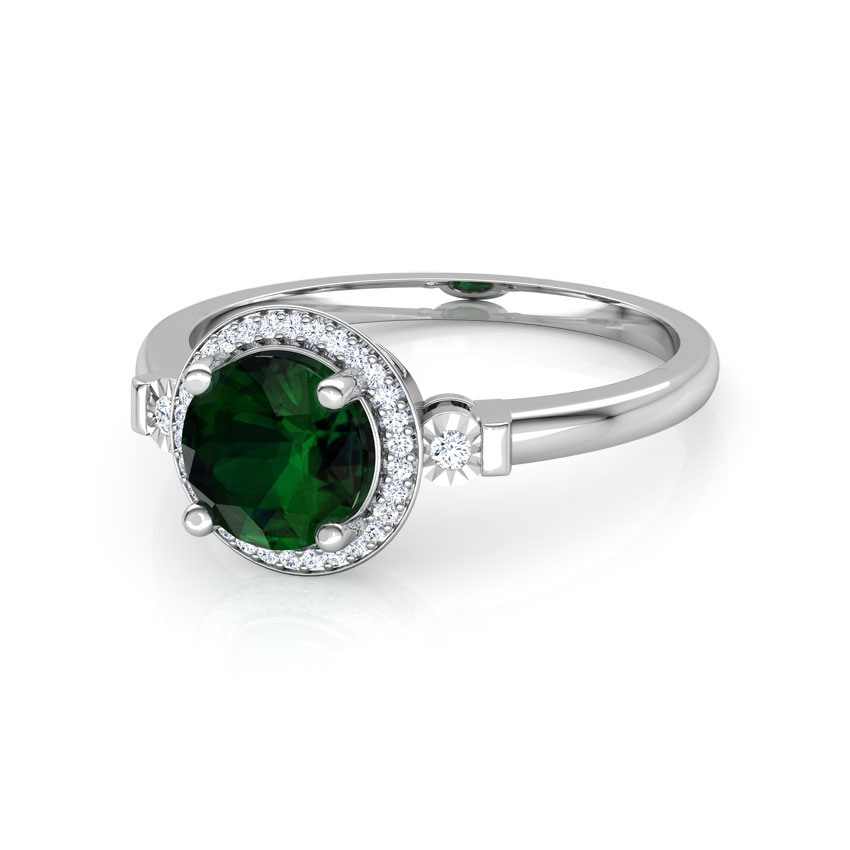 Halo Miracle Plate Ring