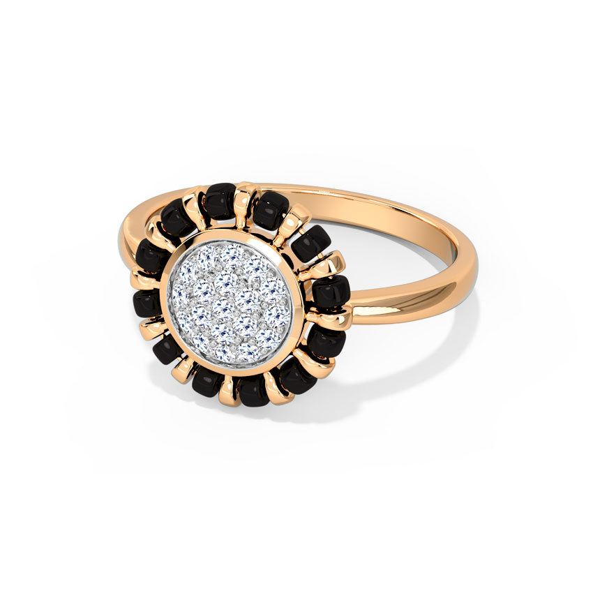 Paavi Mangalsutra Diamond Ring