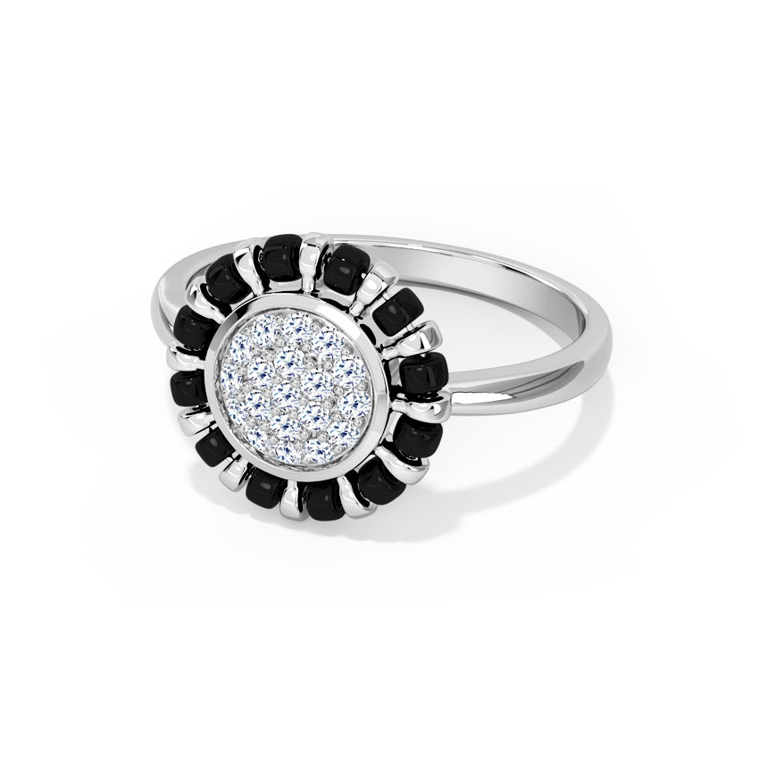 Paavi Mangalsutra Diamond Ring