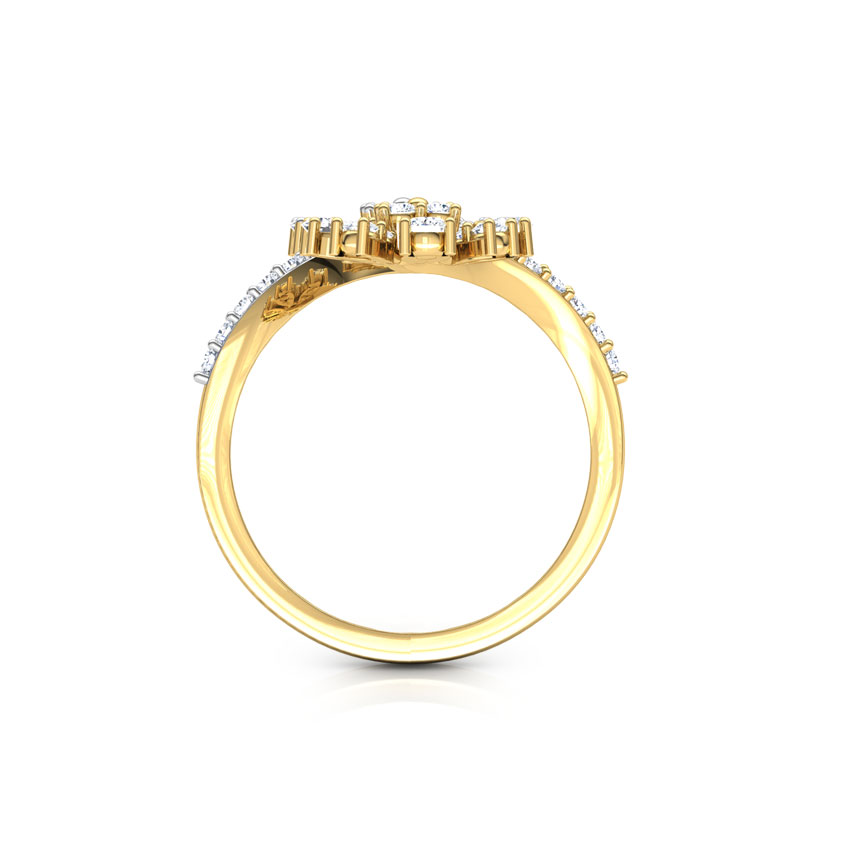 Duo Floweret Diamond Ring Duo Floweret Diamond Ring