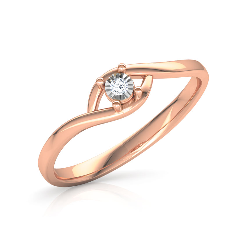 Curve Miracle Plate Diamond Ring Curve Miracle Plate Diamond Ring
