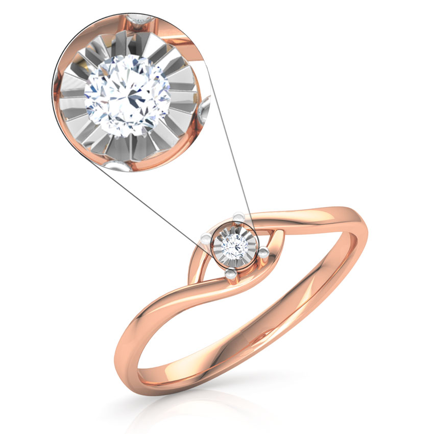 Curve Miracle Plate Diamond Ring Curve Miracle Plate Diamond Ring