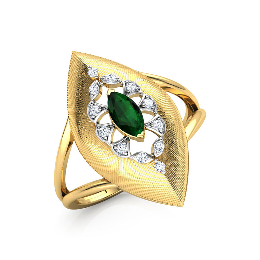 Marquise Brocade Ring