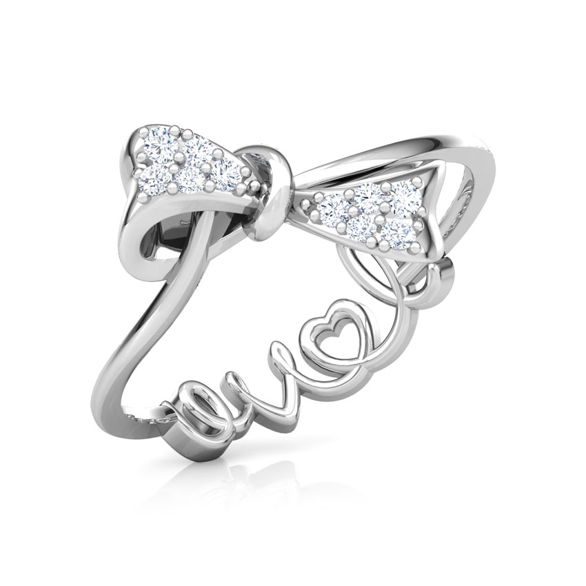 Bow Love Diamond Ring Bow Love Diamond Ring