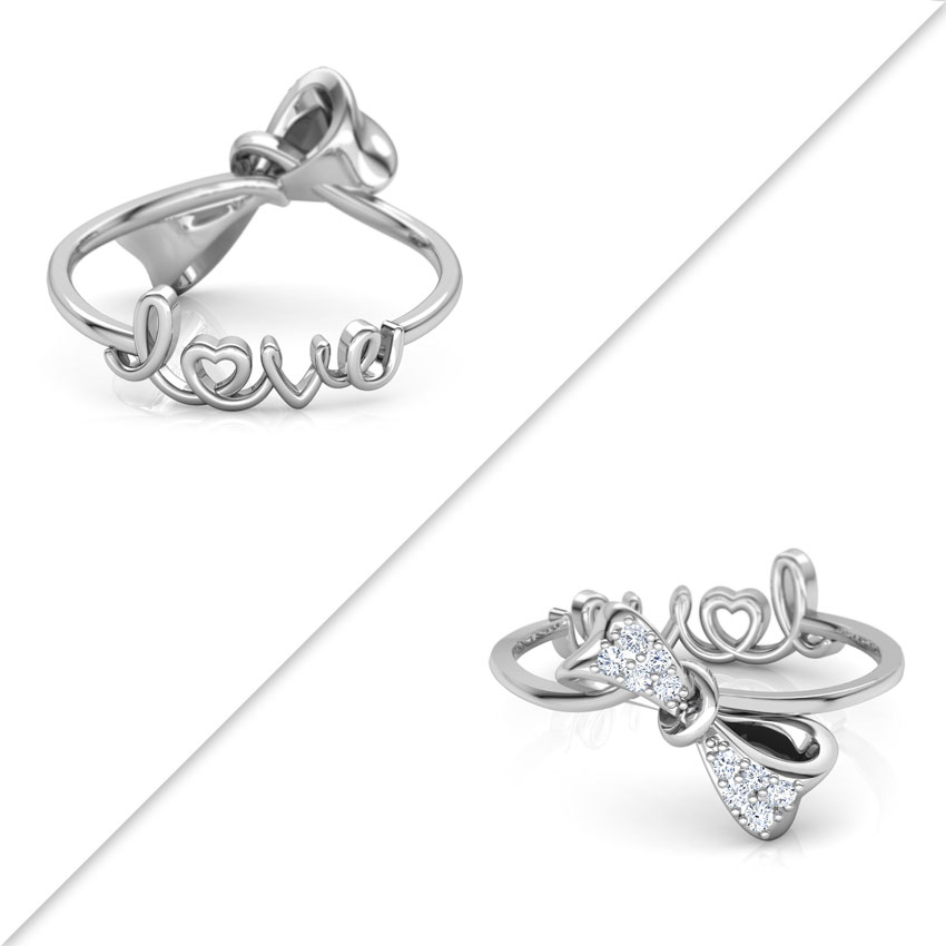 Bow Love Diamond Ring Bow Love Diamond Ring
