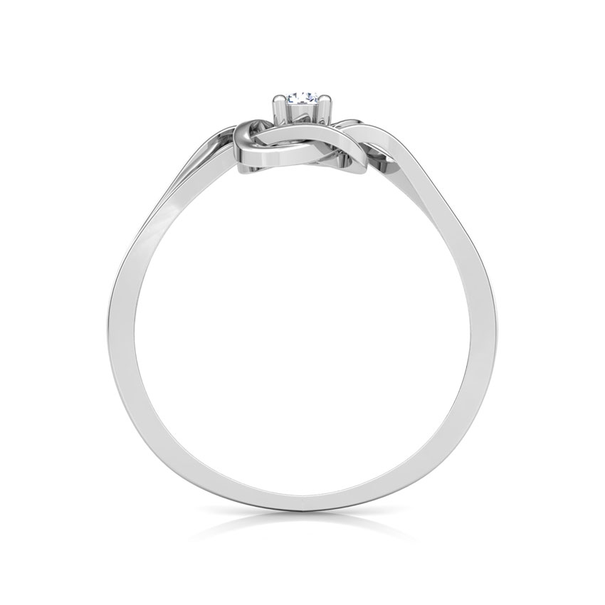 Shining Knot Promise Diamond Ring