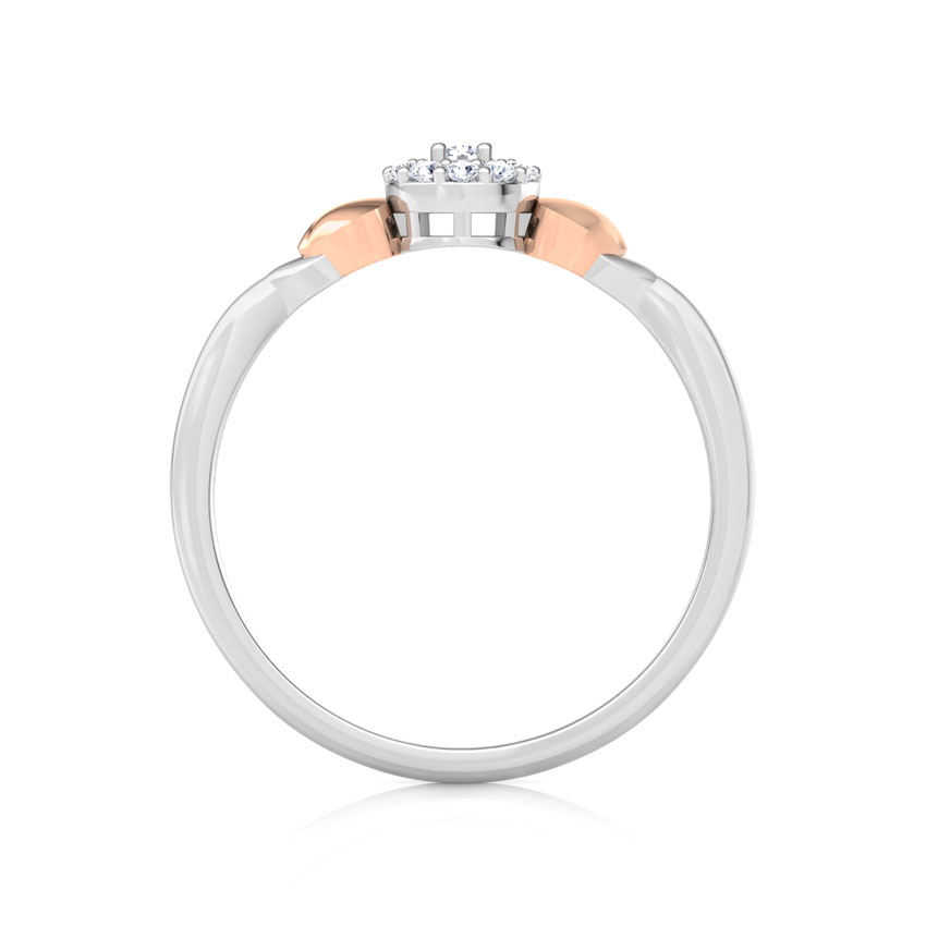 Glowing Halo Promise Diamond Ring
