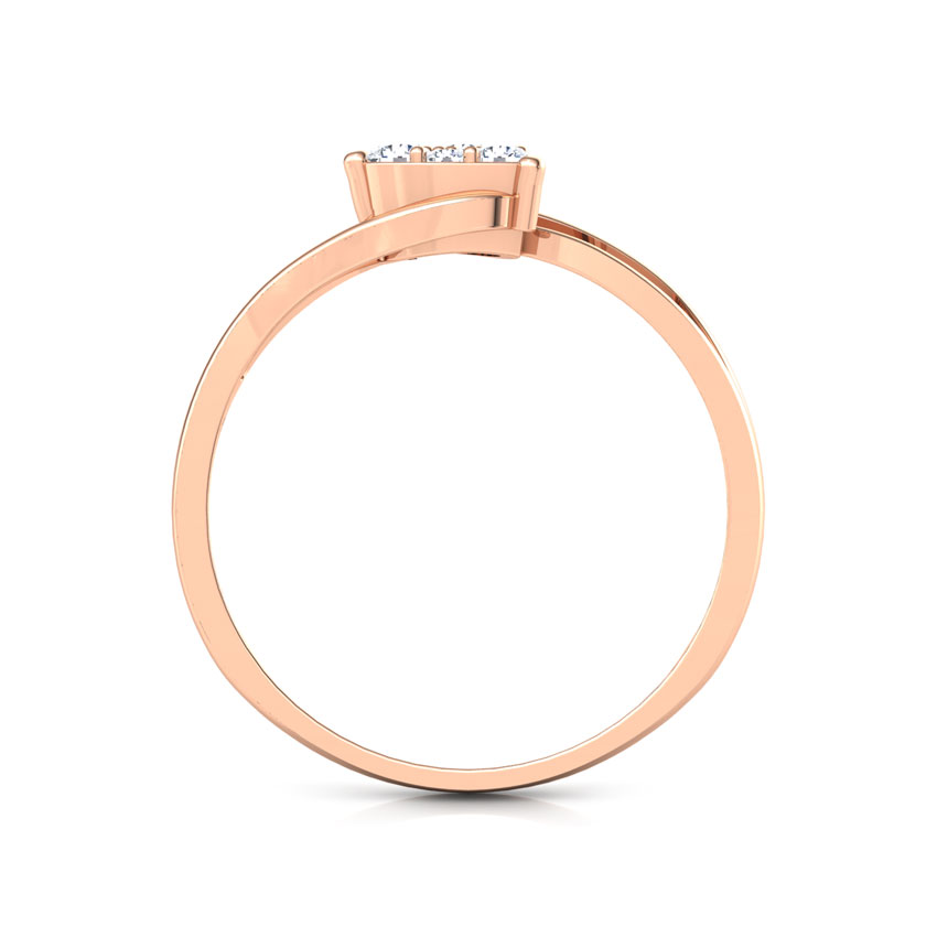 Glittering Heart Promise Diamond Ring