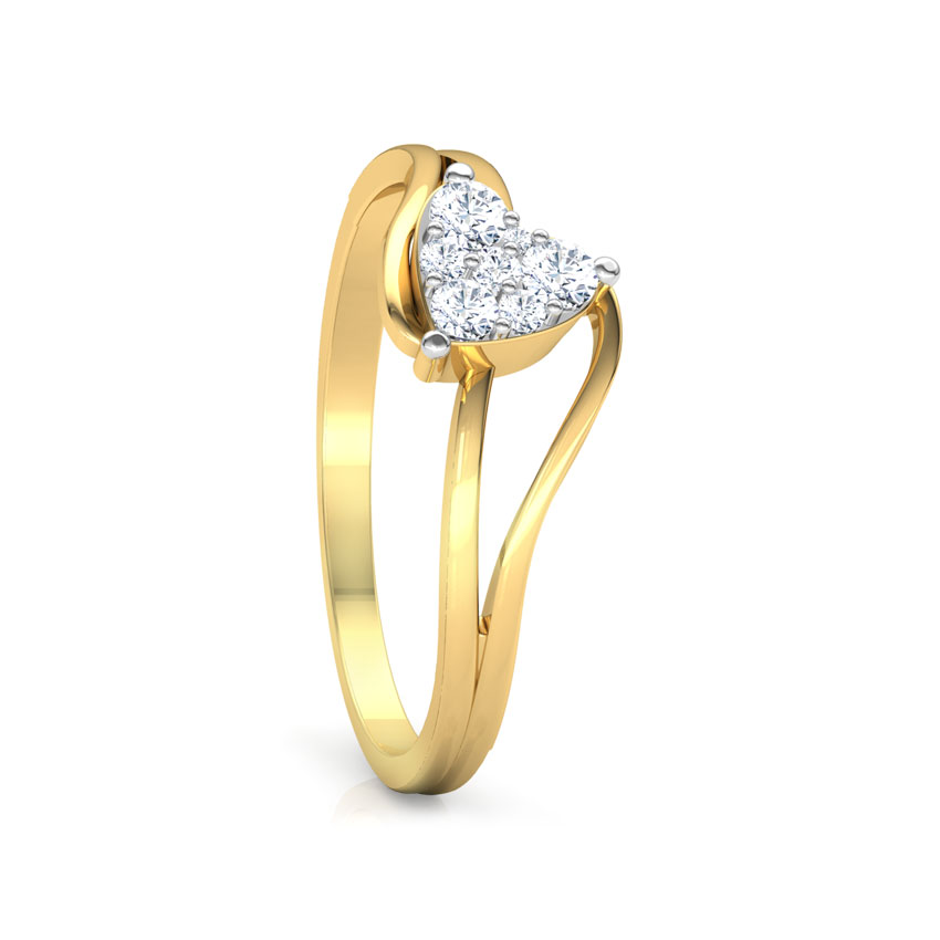 Glittering Heart Promise Diamond Ring Glittering Heart Promise Diamond Ring