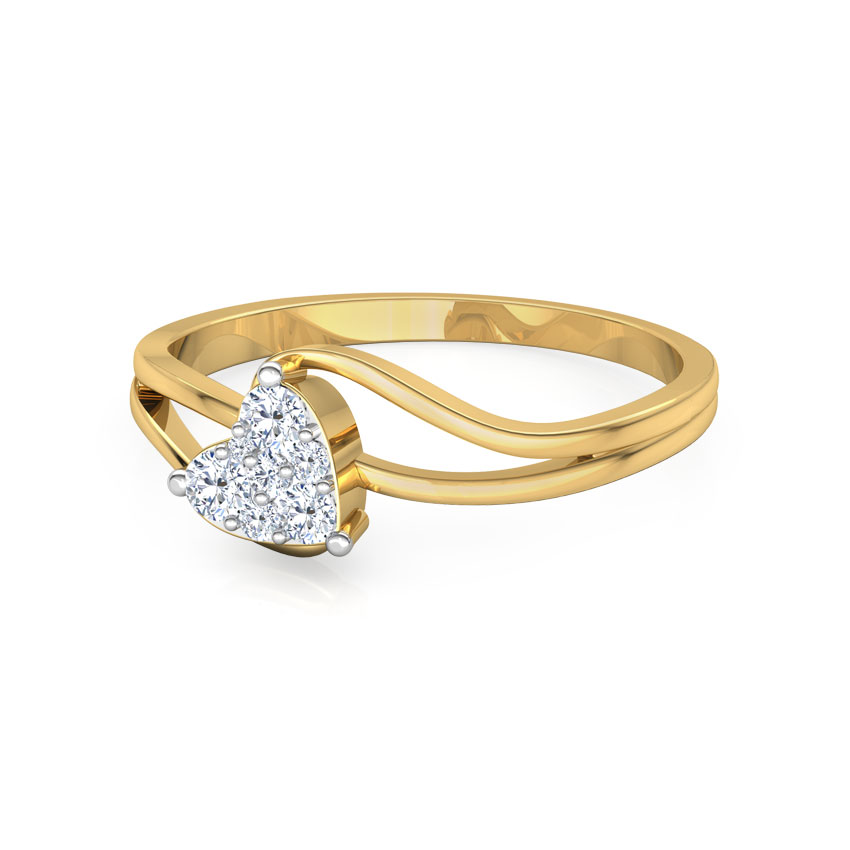 Glittering Heart Promise Diamond Ring Glittering Heart Promise Diamond Ring