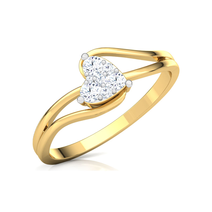 Glittering Heart Promise Ring