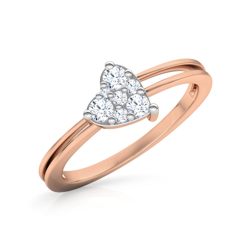 Dazzling Heart Promise Ring