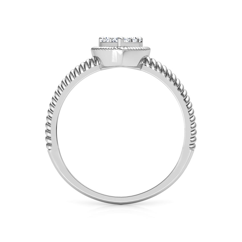 Charming Heart Promise Diamond Ring Charming Heart Promise Diamond Ring