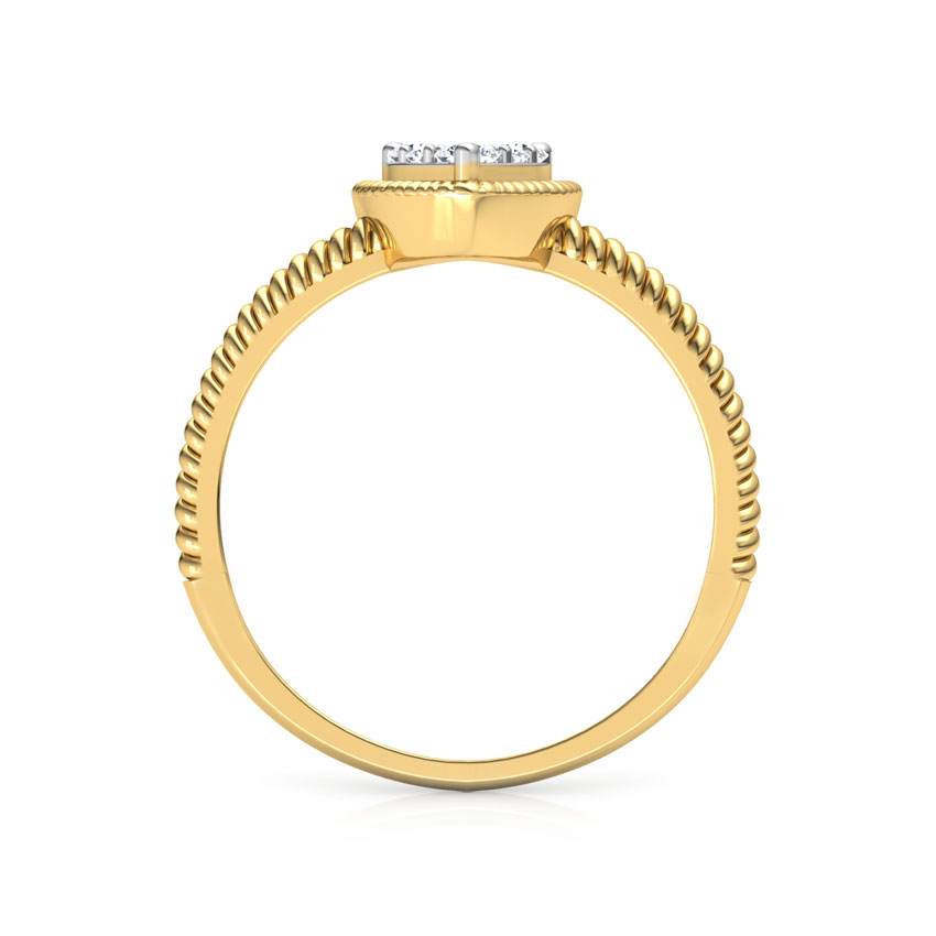 Charming Heart Promise Diamond Ring Charming Heart Promise Diamond Ring