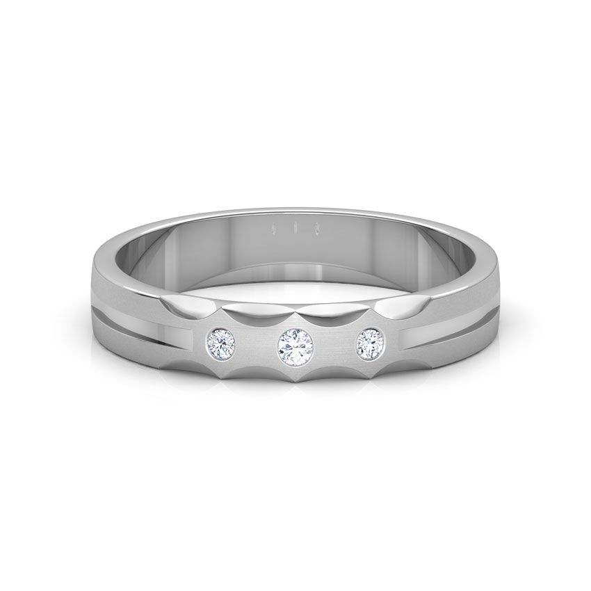 Estella Platinum Band for Her Estella Platinum Band for Her